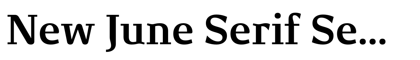 New June Serif SemiBold